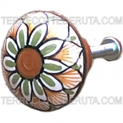 Deruta majolica ceramic knob hand painted Various 06