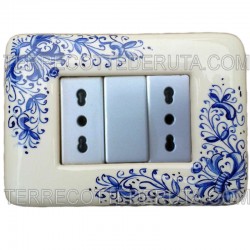 Ceramic switch cover Blue