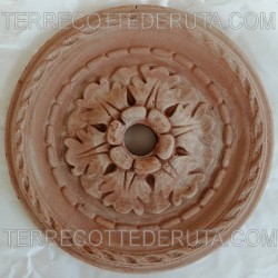 Rosone terracotta fontana