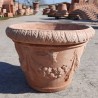 Artistic terracotta vase hand made Cm. 45
