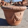 Artistic terracotta vase hand made Cm. 45