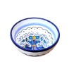 Deruta majolica salad bowl hand painted with Rich Deruta Blue decoration Cm. 10 12 15 18