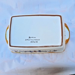 Pirofila da forno ceramica maiolica Deruta raffaellesco