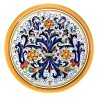 Plate Deruta majolica ceramic hand painted from the wall Rich Deruta Yellow Classic decoration