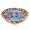 Deruta majolica ceramic salad bowl hand painted with Vario Todi decoration