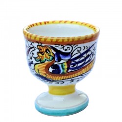Egg cup majolica ceramic...