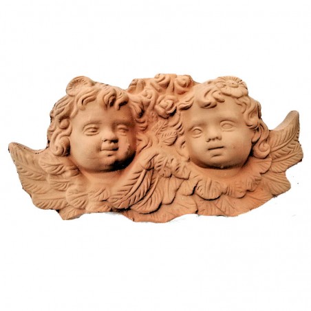 Angels terracotta with wings to hang Cm. 18