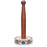 Roll holder Deruta majolica ceramic hand painted Raphaelesque decoration