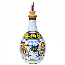 Oliera ceramica maiolica Deruta raffaellesco