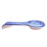 Spoon rest Deruta majolica ceramic hand painted blue Lucia decoration