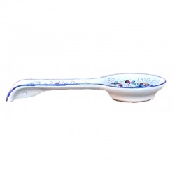 Spoon rest majolica ceramic Deruta rich Deruta blue
