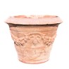 Vase with fruit terracotta handmade