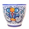 Coffee Cup Bar ceramic majolica Deruta hand painted with Rich Deruta Blue decoration CC 80
