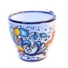Tazzina Caffè Bar ceramica maiolica Deruta dipinta a mano decoro Ricco Deruta Blu CC 80