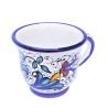 Coffee cup majolica ceramic Deruta rich Deruta blue