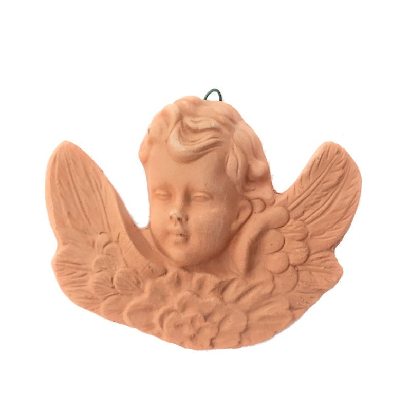 Angel terracotta with cloud to hang Cm. 13