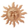 Terracotta sun with rays to hang Cm. 45
