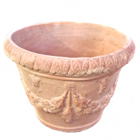 Artistic vase terracotta handmade