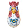 Rooster pitcher majolica ceramic Deruta raphaelesque