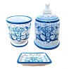 Ceramic bathroom set Rich Deruta Turquoise
