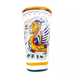 Umidificatore termosifone ceramica maiolica Deruta dipinto a mano decoro Raffaellesco