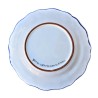Scalloped table Set 3 PCS ceramic majolica deruta rich Deruta blue