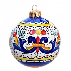 Christmas ornaments Ball Rich Deruta Blue