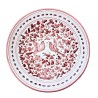 Bolo Insalatiera ceramica maiolica Deruta dipinto a mano decoro Arabesco Rosso