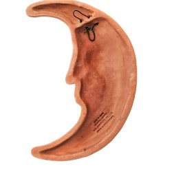 Terracotta moon to hang Cm. 35