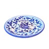 Piatto ceramica Maiolica Deruta dipinto a mano da Parete decoro Arabesco Blu