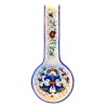 Poggiamestolo ceramica maiolica Deruta dipinto a mano decoro Ricco Deruta Blu