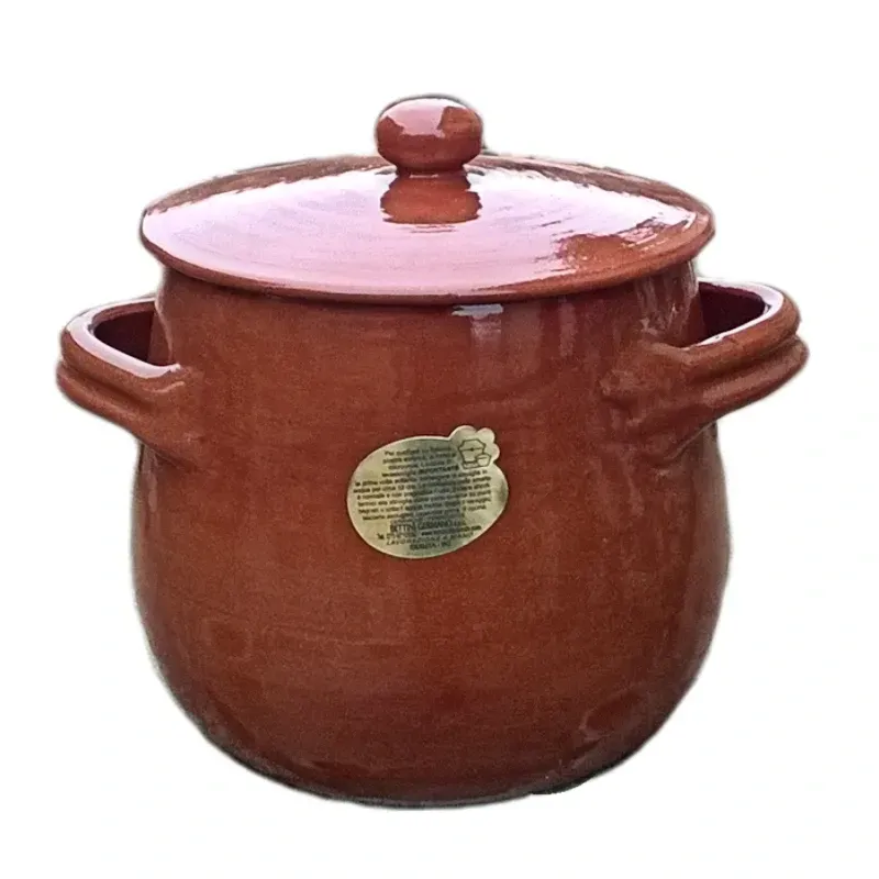 Terracotta Pot with Lid