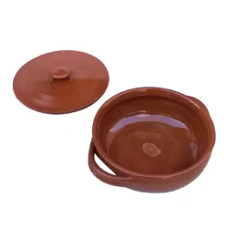 Terracotta Skillet with Lid