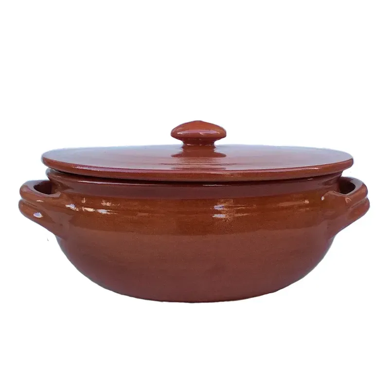 Terracotta Skillet with Lid