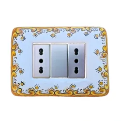 Ceramic switch cover frame