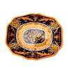 Legumiera ovale ceramica maiolica Deruta vario Roma