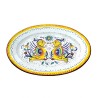 Vassoio ovale ceramica maiolica Deruta raffaellesco