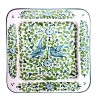 Oriental appetizer tray majolica ceramic Deruta 5 PCS green arabesque